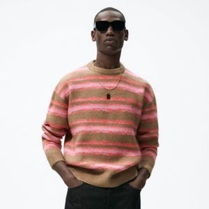 Zara Striped Jacquard Sweater Size M